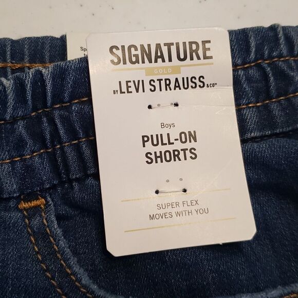 NWT Boys Signature Levi's GOLD Pull-On Shorts Sz XL - Picture 4 of 8